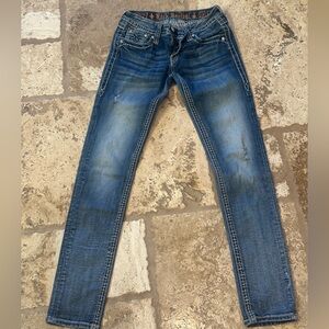 Rock Revival Dark Blue Skinny Jeans
